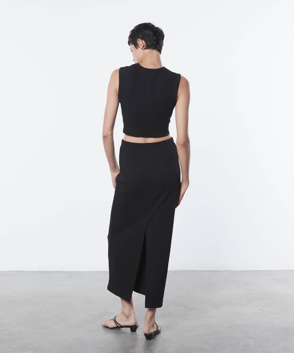 Enza Costa - TEXTURED JACQUARD SKIRT