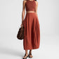 A.L.C. - Veda Stretch Cotton Midi Skirt