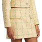 Amanda Uprichard - Perth Check Tweed Miniskirt