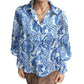 Entro - Paisley Button Down Blouse