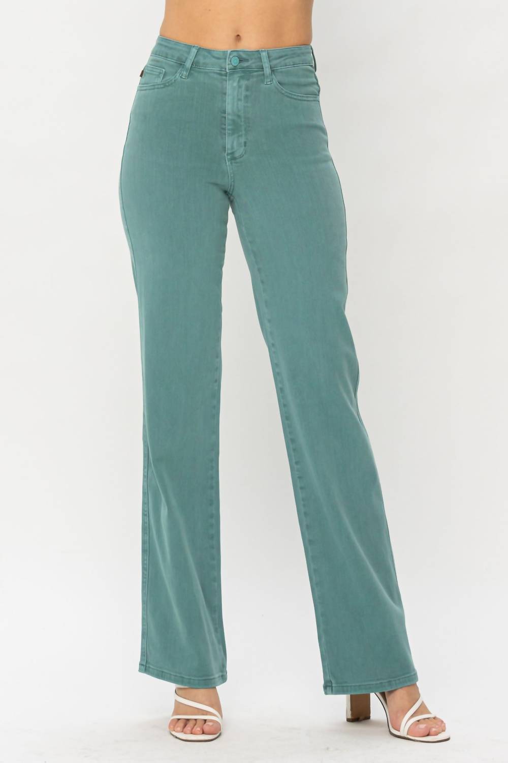 Judy Blue - High Waist Garment Dyed 90s Straight Denim Jeans