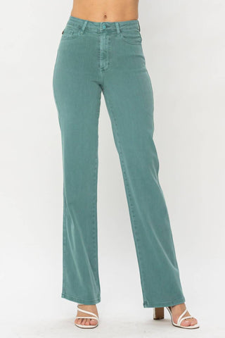 Judy Blue - High Waist Garment Dyed 90s Straight Denim Jeans