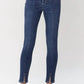Judy Blue - High Waist Front Seam Detail Slit Skinny Jean
