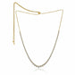 Diana M Jewels - 3.50 Cts Diamond Graduated Half Way Bolo Tennis Necklace