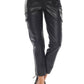 Joseph Ribkoff - Pull-on Faux Leather Cargo Pant