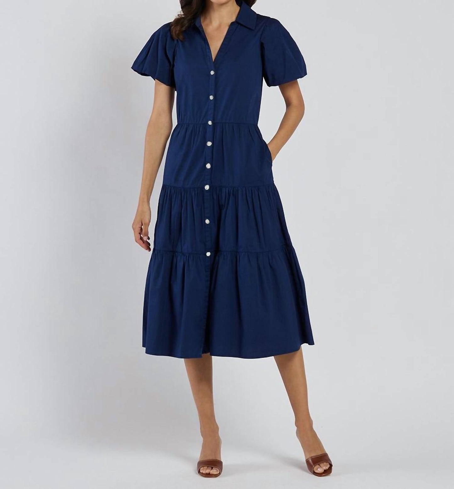 Jude Connally - Betsy Button-down Midi Dress