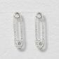 Jagged Halo Jewelry - Women's Safety Pin Earrings
