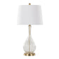 Jenny 27' Contemporary Glass Table Lamp Set of 2