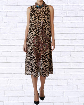 Diva Usa - Print Sleeveless Maxi Dress