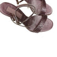 St. John - Satin Ankle Strap Embellished Beaded Heels