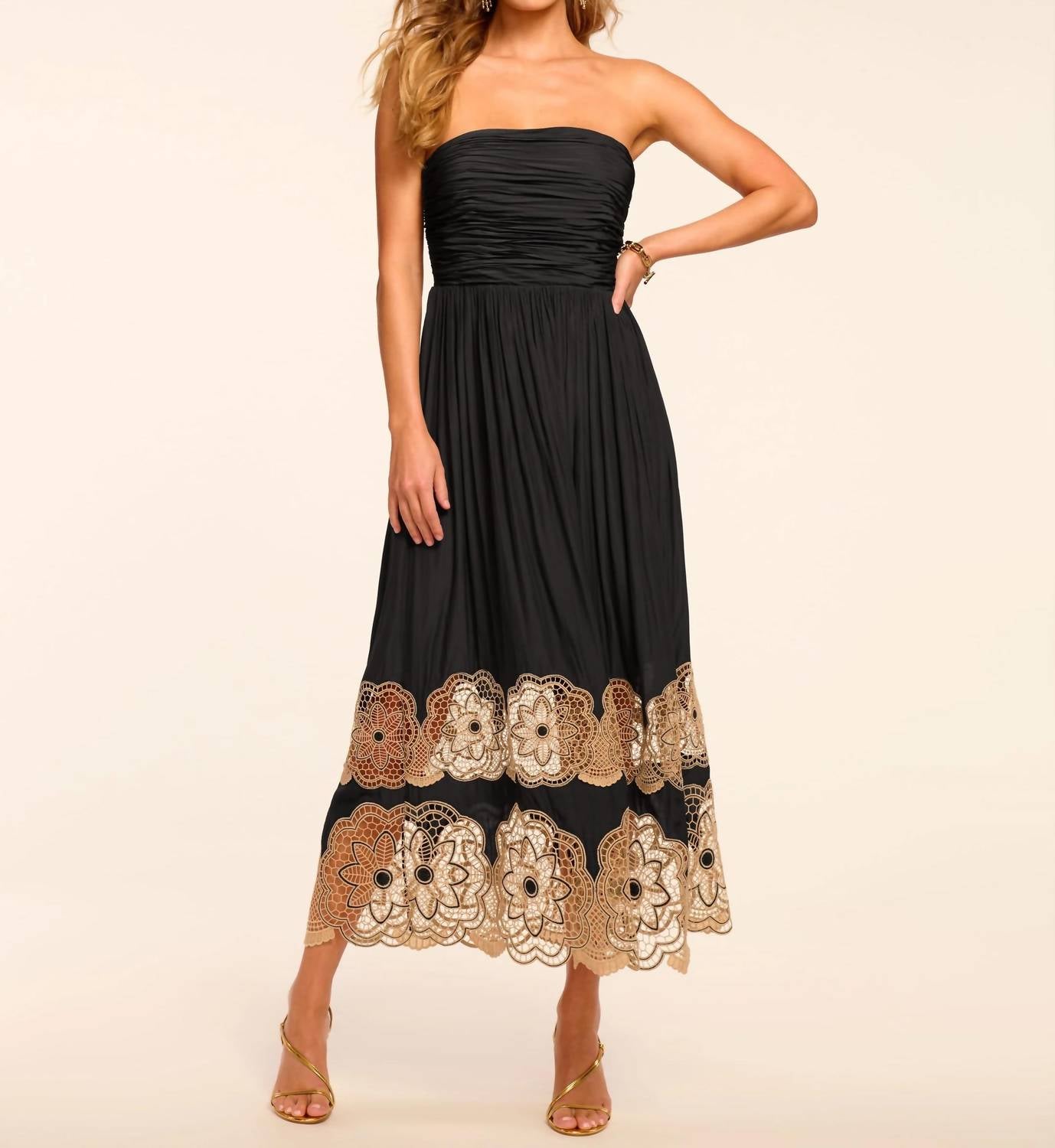 Ramy Brook - Milani Embellished Strapless Maxi Dress
