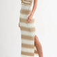 Mable - Striped Midi Dress
