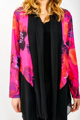 Frank Lyman - Floral Sheer Jacket