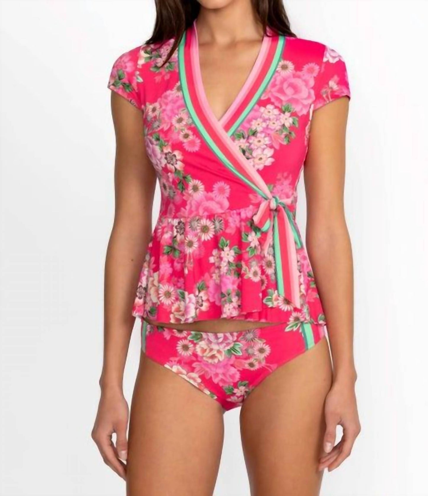 Johnny Was - WRAP TANKINI TOP