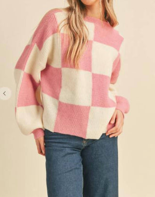 &Merci - Checkered Sweater