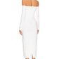 Enza Costa - Off-Shoulder Midi Dress