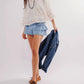 Free People - Ready For You Ruffle Quarter Button Up Top