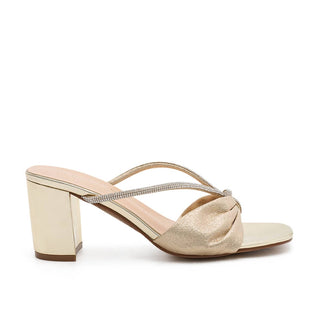 De Blossom Collection - Verona Metallic Slip-on Heel