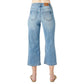 Judy Blue - Wide Leg Cropped Jeans