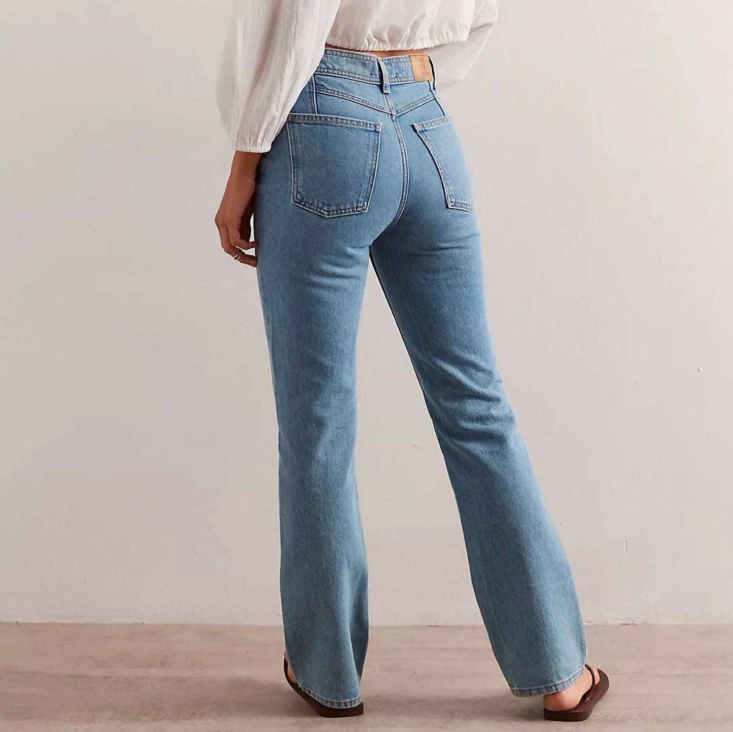 Free People - Xena Slim Straight Jeans