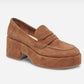 Dolce Vita - Yanni Suede Chestnut Loafers