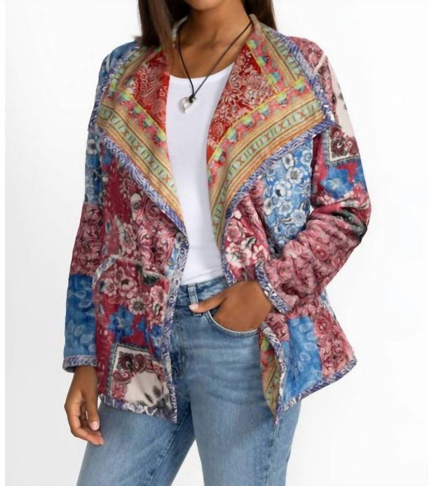 Johnny Was - JOAN WRAP BINDED SHERPA JACKET