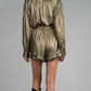 Elan - Gold Long Sleeve Romper