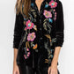 Johnny Was - Sidonia Velvet Oversized Pleat Shirt