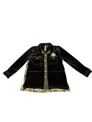 Aratta - Women's Crazy Heart Velvet Jacket