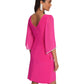 Joseph Ribkoff - Chiffon Sleeves Dress