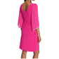 Joseph Ribkoff - Chiffon Sleeves Dress