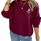 Blu Pepper - London Embroidered Sweatshirt