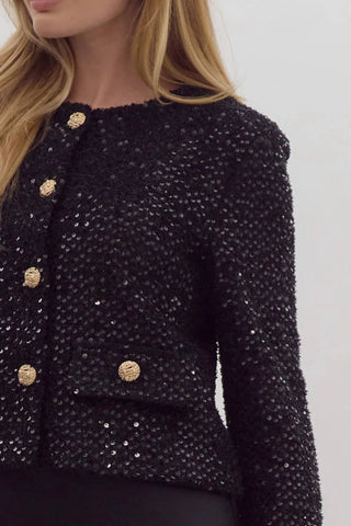 Entro - Sequin-Embellished Blazer