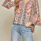 Andree By Unit - Snake Print Embroidered Top
