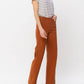 Judy Blue - High Waist Garment Dyed Wide Leg Denim Jeans
