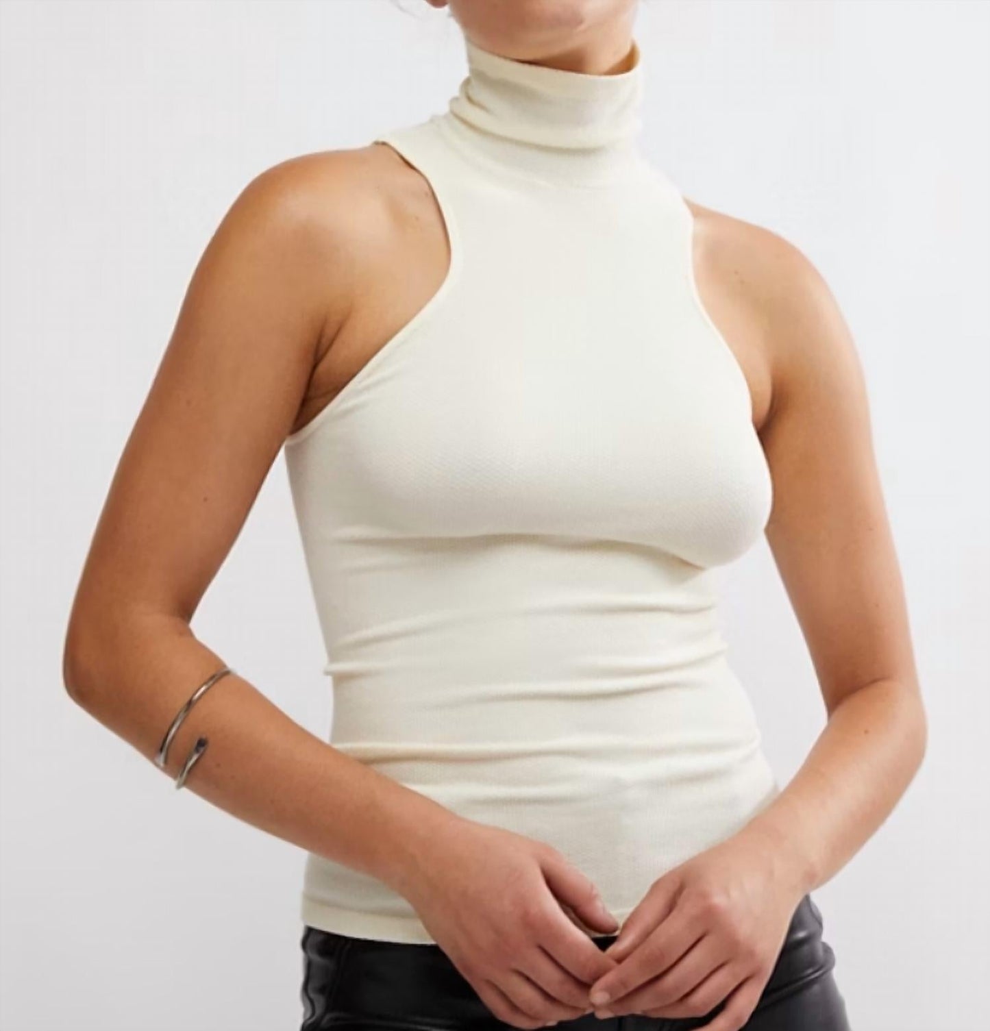 Free People - Always Ready Seamless Turtleneck Tank Top