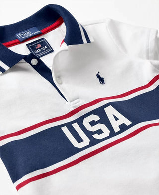 Polo Ralph Lauren - Girls Team Usa Stretch Mesh Polo Dress