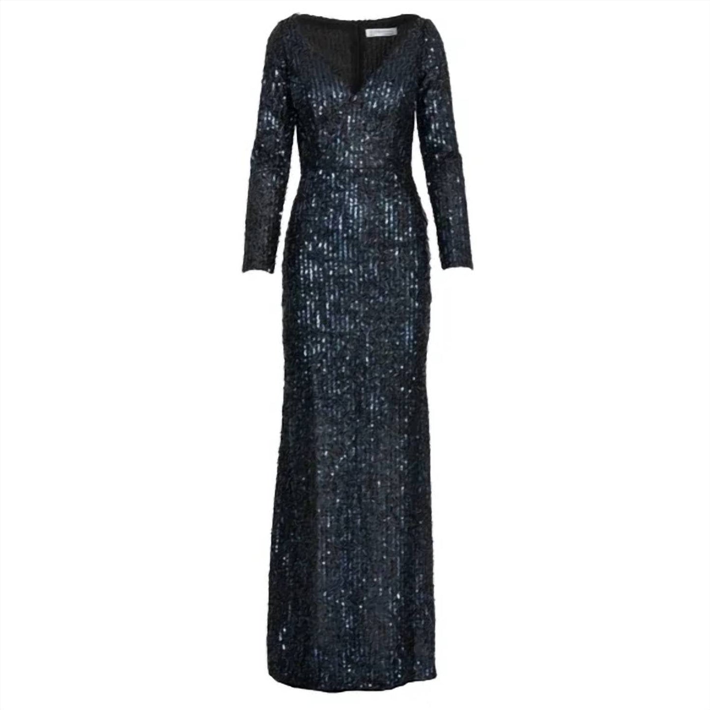 Ieena For Mac Duggal - 26445 Long Sleeve Sequin Gown