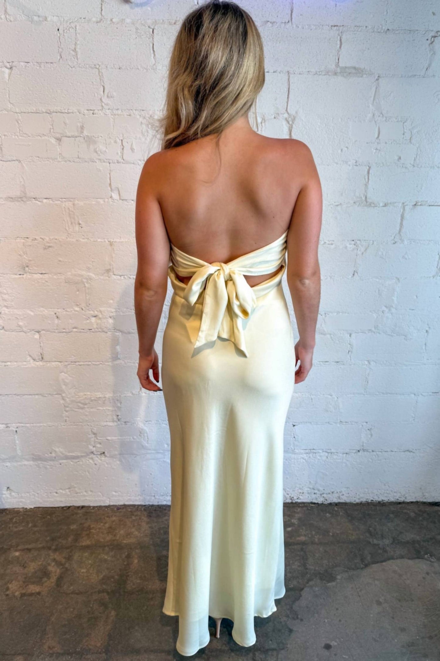 Cotton Candy - Downtown Strapless Maxi Dress