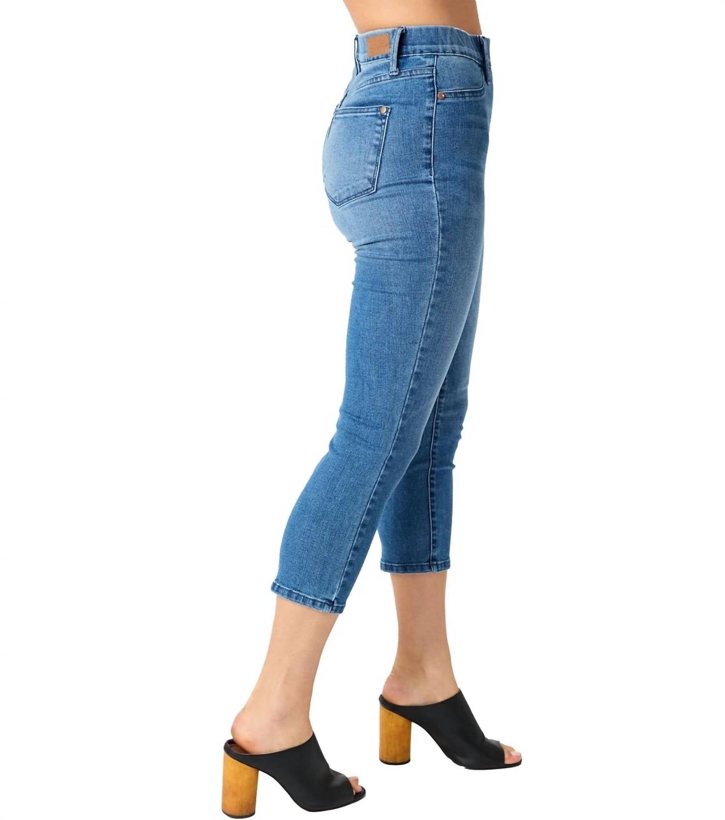 Judy Blue - High Waist Skinny Fit Pull On Capri