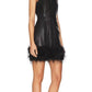 Line And Dot - Faux Leather Dress