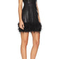 Line And Dot - Faux Leather Dress