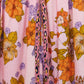 Aratta - Golden Aurela Floral Print Elastic Waist Pants