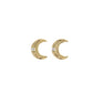 Gigi Clozeau - Women's Petite Moon Earrings