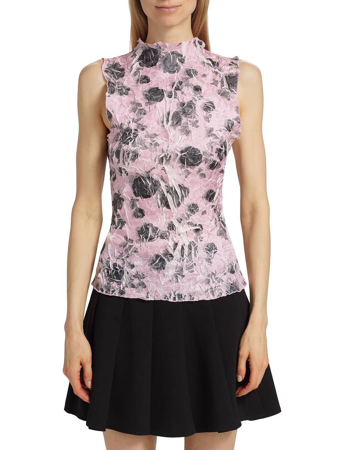 Ganni - Shibori Pleat Top