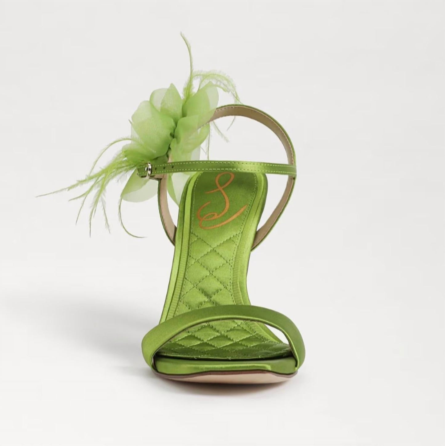 Sam Edelman - Women's Leana Suede Squared Open Toe Stiletto Heeled Sandals