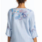 Johnny Was - WOMEN'S RUFFLE SLEEVE BLOUSE NEILLY PLUS