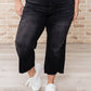 Judy Blue - High Rise Button Fly Wide Leg Crop Jean