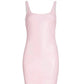 Amanda Uprichard - Margot Faux-leather Sleeveless Mini Dress