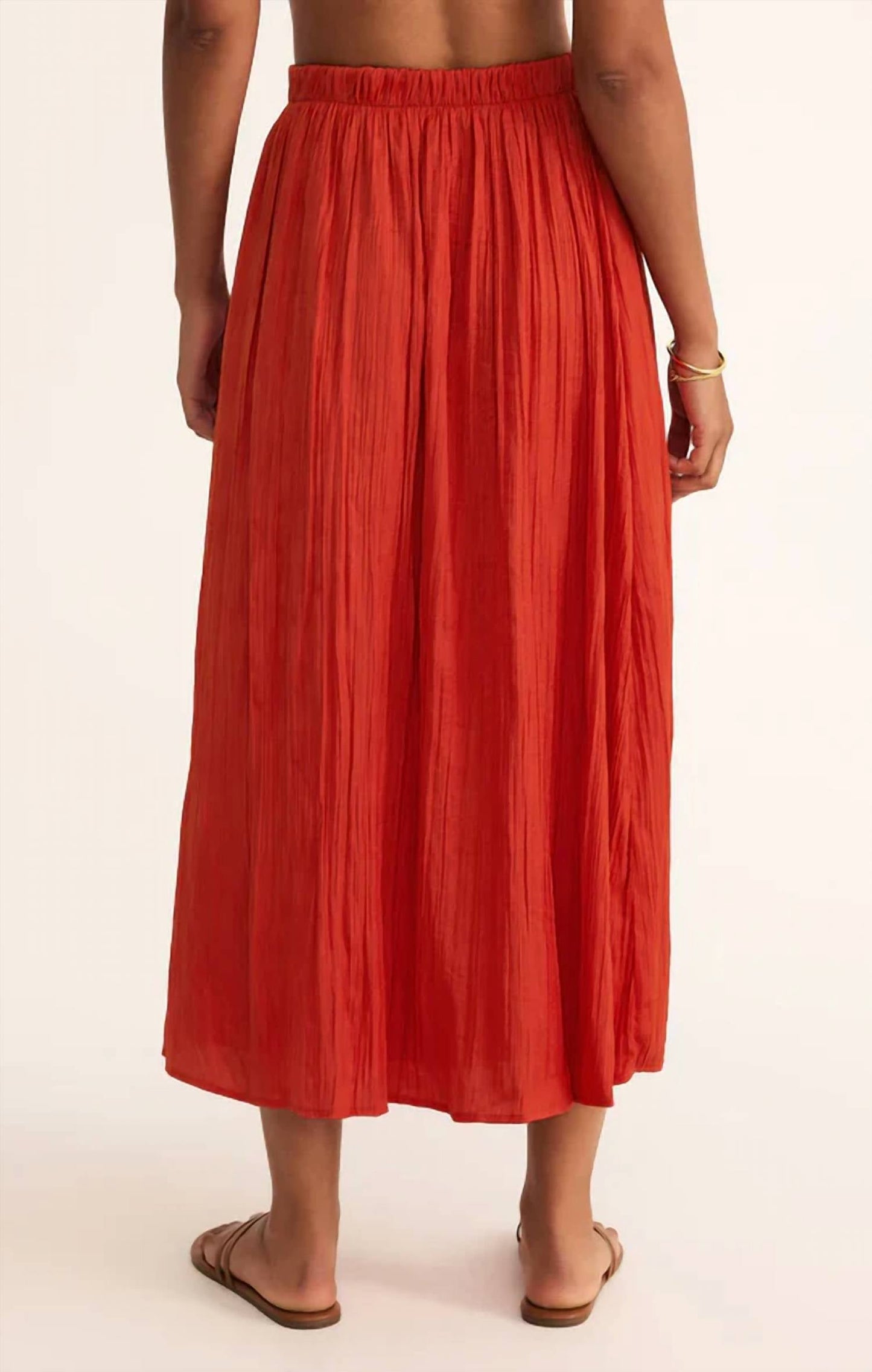 Z Supply - Nicolene Crinkle Satin Skirt